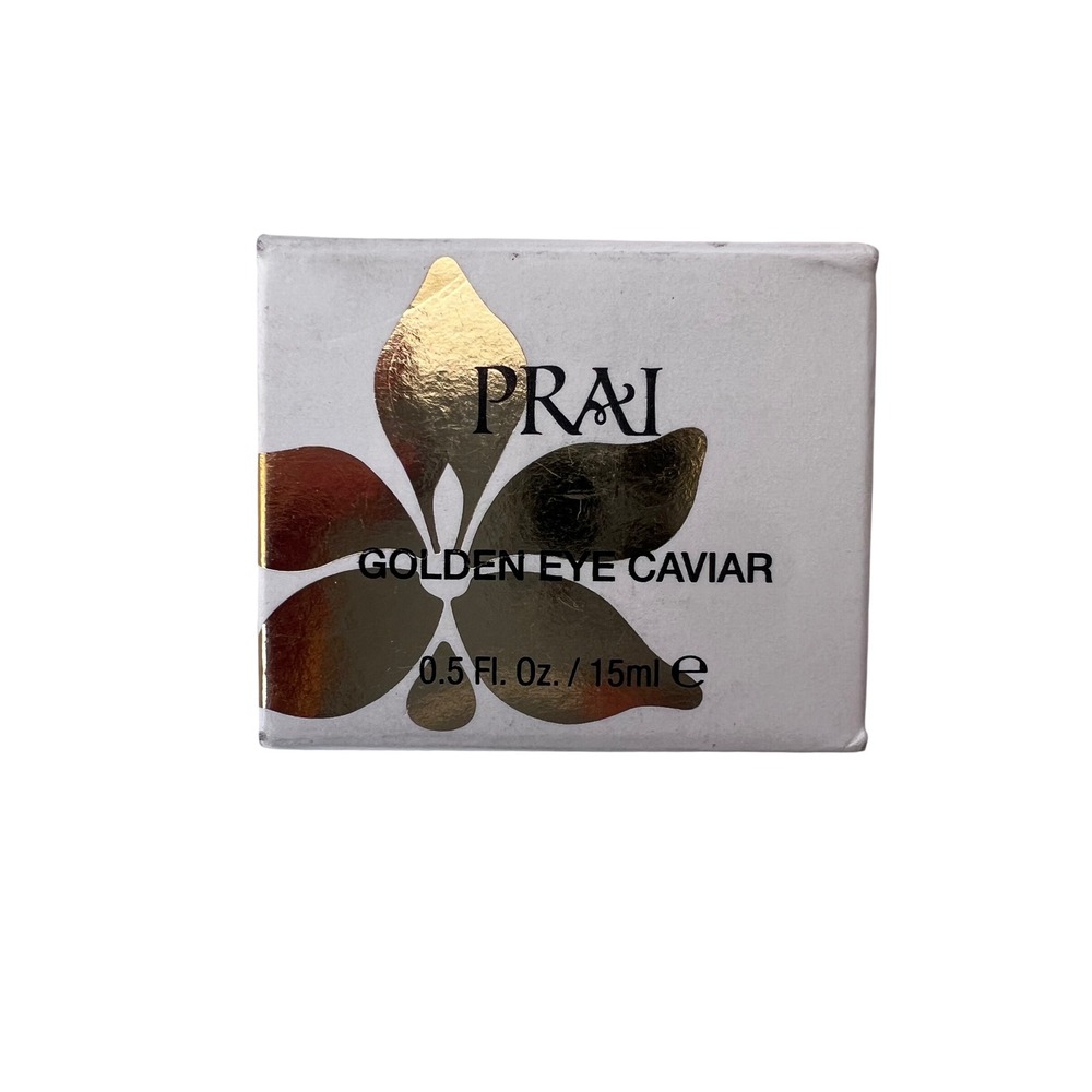 PRAI Golden Eye Caviar Anti-Aging Eye Cream Fragrance Free 0.5oz 15ml NEW